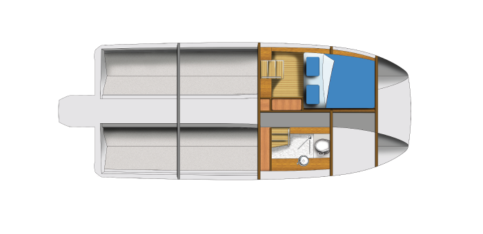 aquila 32 interior deck view