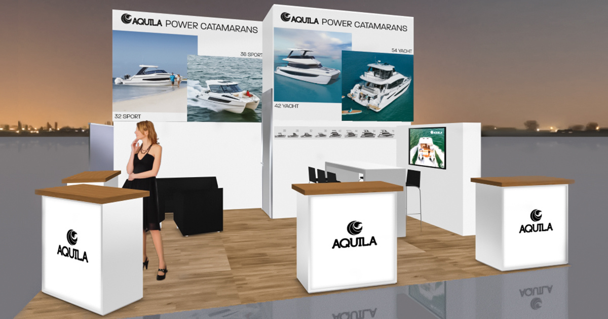 Aquila Power Catamarans Expands Their Global Presence at the 2023 boot Düsseldorf Boat Show