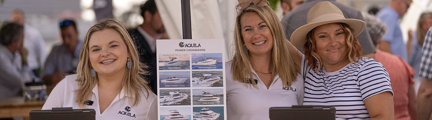 Aquila in Full Splendor at the Miami International Boat Show 2023