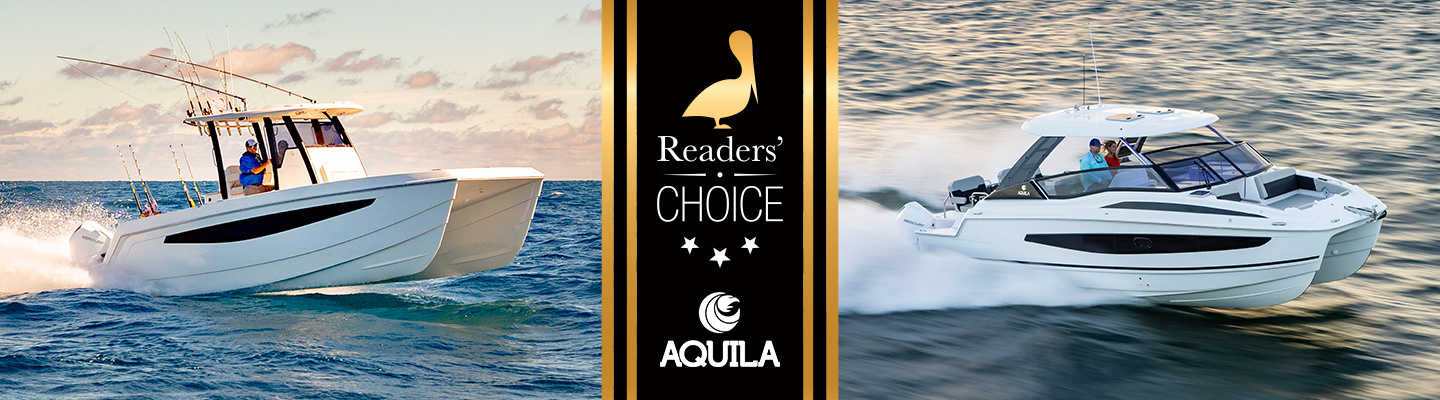 Aquila Voted 'Favorite Power Catamaran'