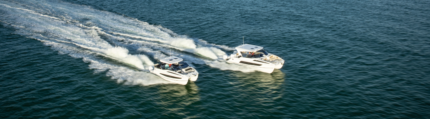 Two Aquila Power Catamarans Make Their Boat Show Debut